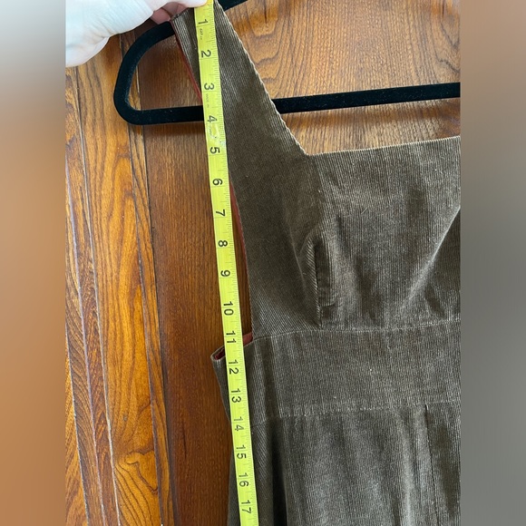 SOLD 1970s Vintage Handmade Corduroy Pinafore Dress - Picture 10 of 10